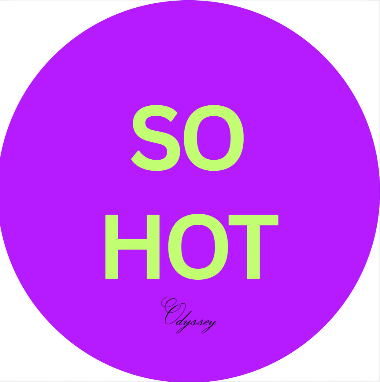 “SO HOT” STICKER